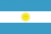 Argentina flag square