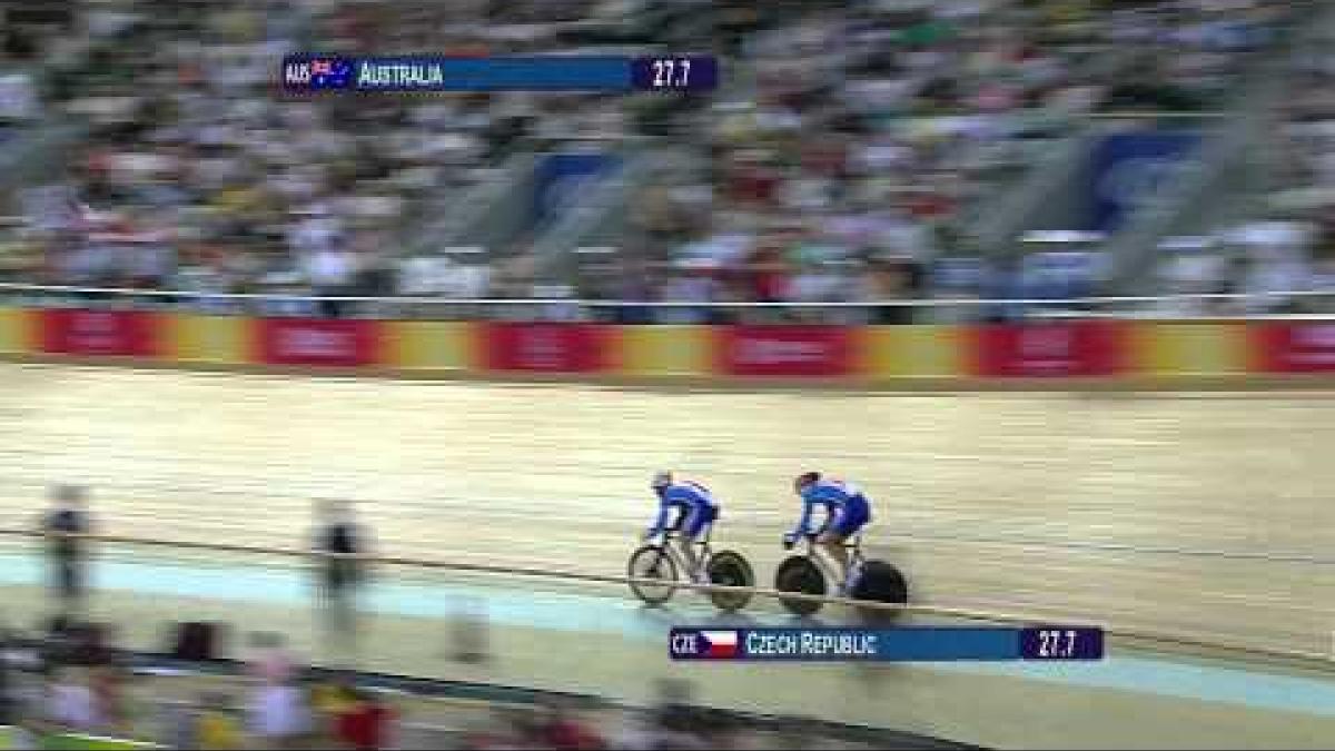 Cycling Team Sprint Men LC1-4 CP3-4 Bronze Medal Race - Beijing 2008 Paralympic Games