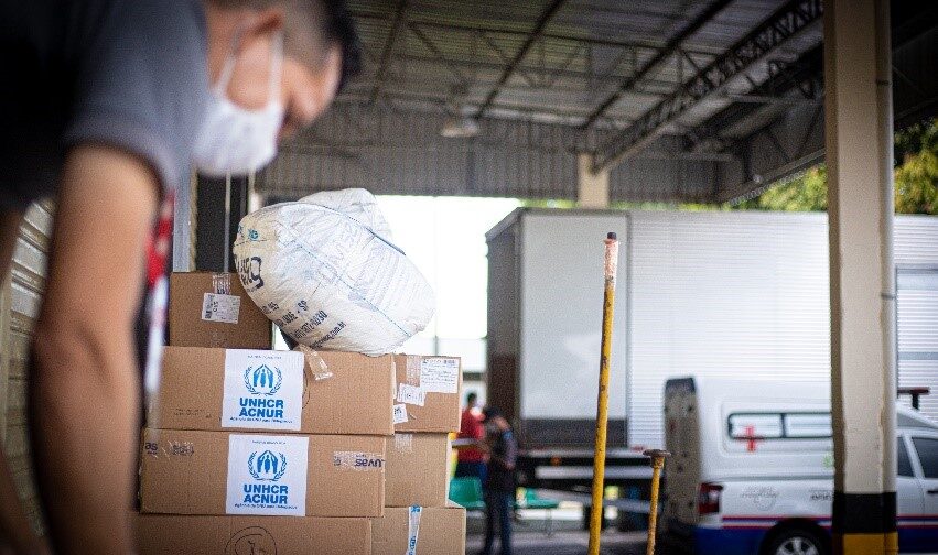 La Central de Medicamentos de Amazonas, administrada por la Secretaria de Salud Departamental del Amazonas, recibe las donaciones realizadas por ACNUR.