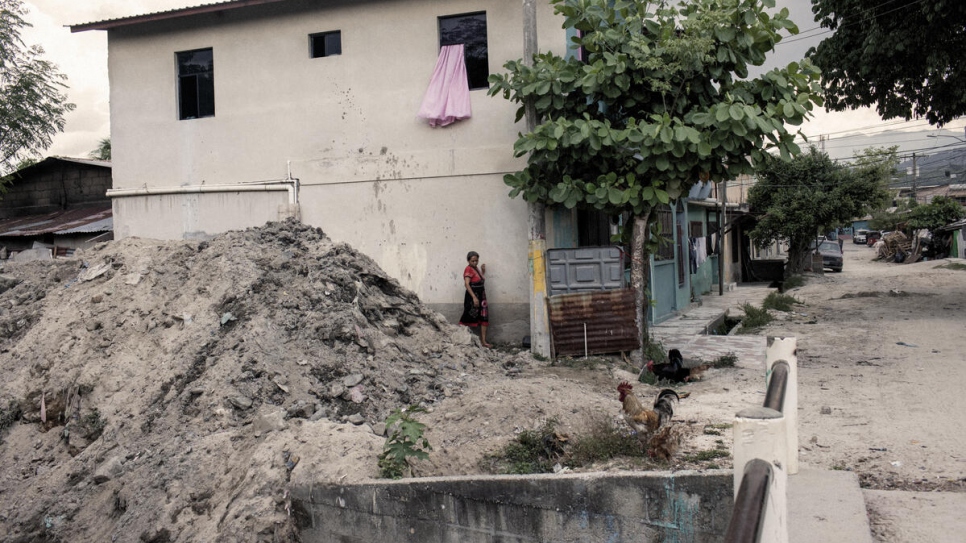 In the San Pedro Sula neighbourhood of Choloma, the effects of Hurricanes Eta and Iota continue to make themselves felt, more than a year after the storms.