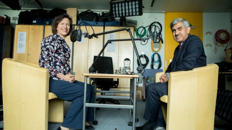 Switzerland. Melissa Fleming's podcast interview with Sajjad Malik.