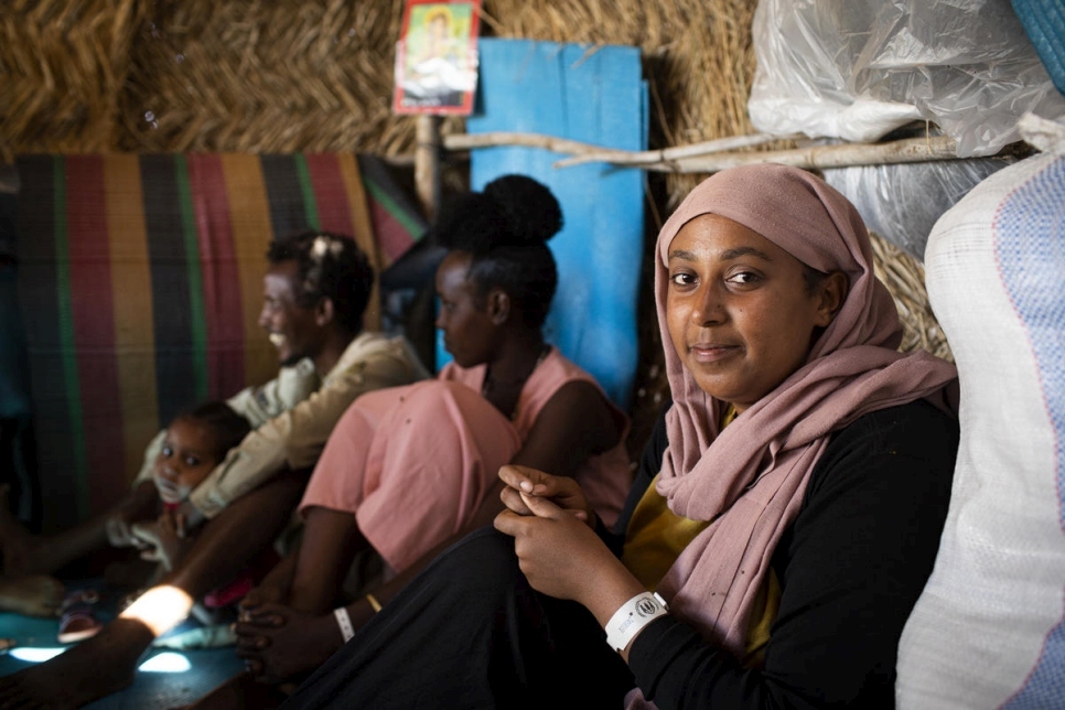 "My hometown was peaceful. I worked at a juice bar, we served orange, lemon, and watermelon juice. I didn't see anything, but I heard that people were being killed. Especially young people." 

Ethiopian refugee, Meserei Girmai, 23, sits in a shelter at Um Rakuba camp in Al Qadarif state, Sudan. She fled Humera with only the clothes on her back and doesn't know where her family are.