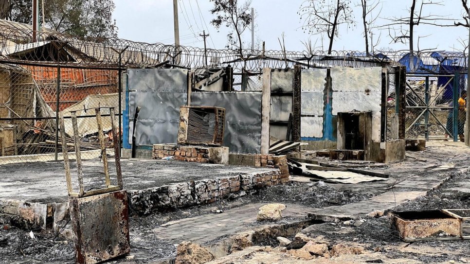 Eleven people were killed and more than 9,500 shelters were destroyed by a huge fire that broke out in one of the camps in March.