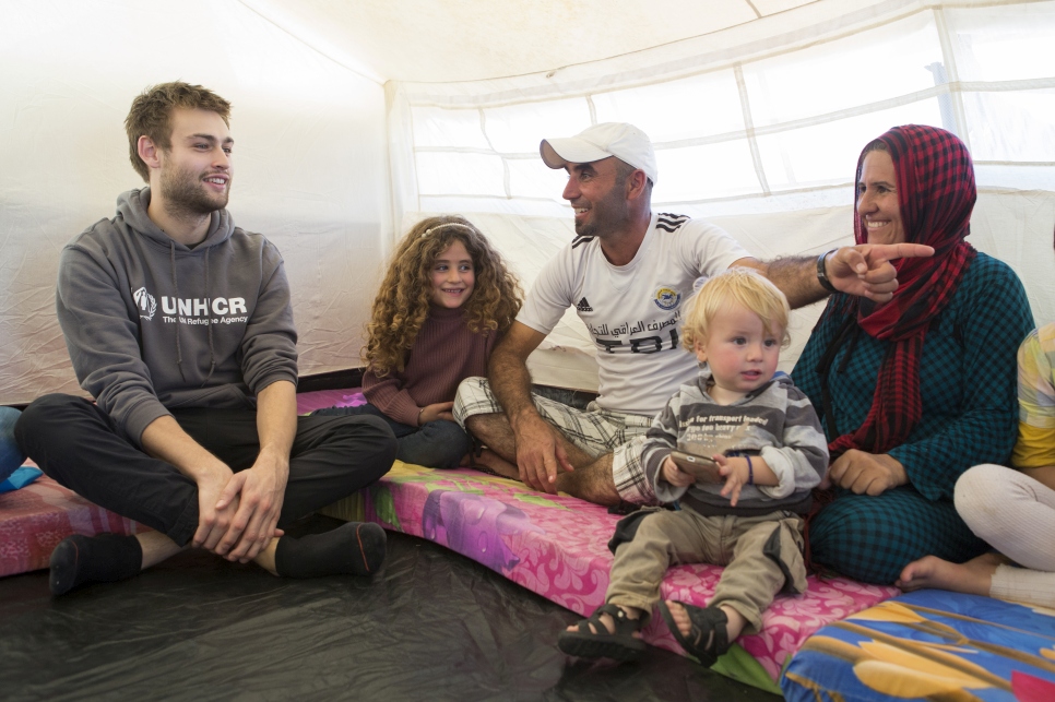 "Meet Amar. A wonderful man with a beautiful, smiling family. He was hopeful about the future of Iraq – hopeful that the country will find peace - hopeful that Iraqis will build a safe and comfortable future for their children. He says that Iraq is full of good people. Full of kind people. He said the Iraq he wants to get back to is one where Christians and Muslims and Kurds and all religions and ethnicities live together, eat together, laugh together."