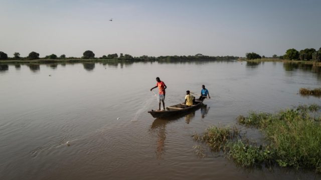 two men on a boat