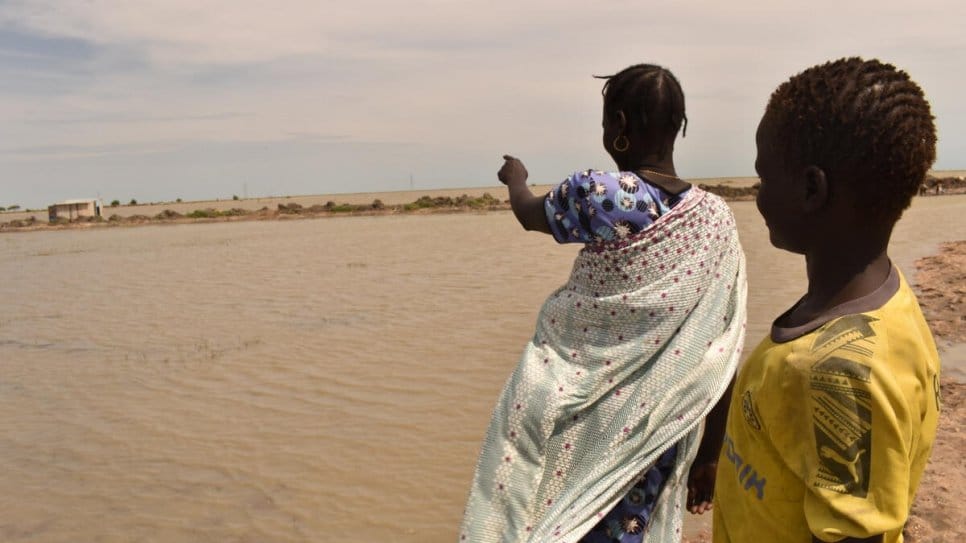 Refugees count their losses as floods destroy camp in Sudan