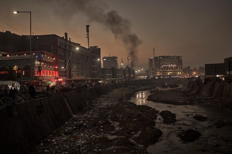 The Kabul River, which runs through the heart of the city