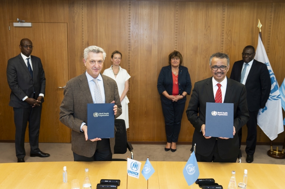 WHO and UNHCR join forces to improve health services for refugees, displaced and stateless people