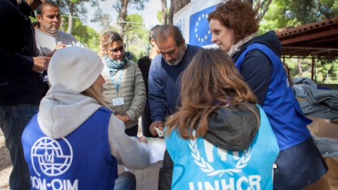 Greece. Distribution of winter items