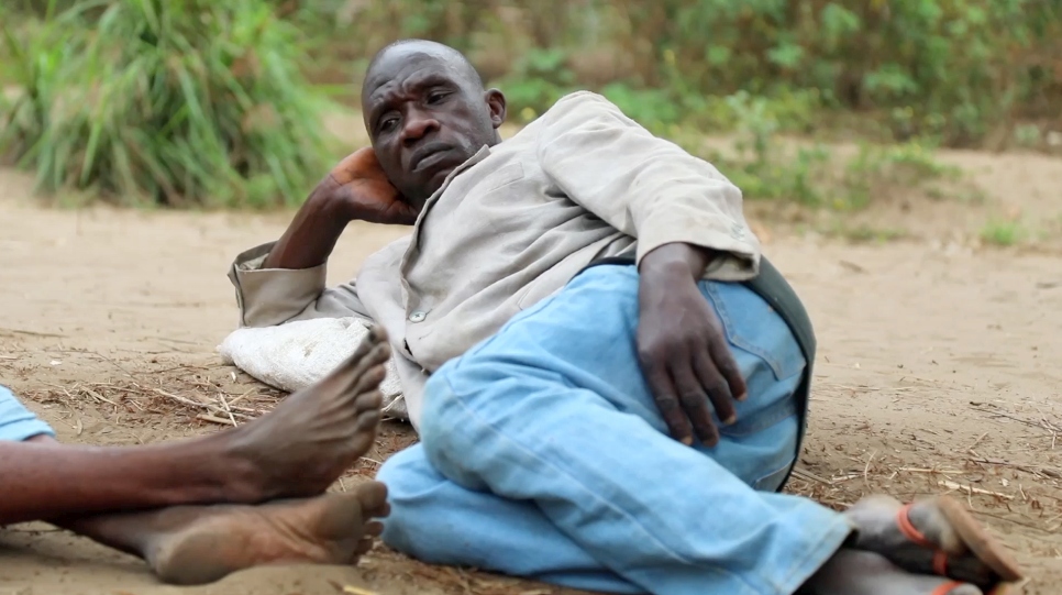 Displaced man from Kasaï 