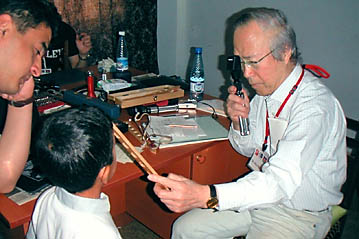 2006 - Japanese optometrist Akio Kanai received the Nansen Medal for giving the gift of clear vision to tens of thousands of refugees around the world. He provided free eyesight tests and handed out more than 100,000 pairs of spectacles to forcibly displaced people. Kanai, head of Fuji Optical, started his humanitarian work in 1983 in Thailand with Indo-Chinese refugees, many of whom had lost their spectacles while fleeing their homes.