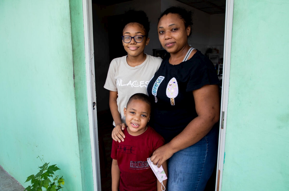 Dayana and her family are gradually rebuilding their lives in Panama City.

