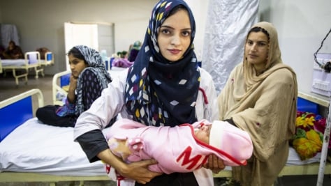 Pakistan. First Female Turkmen Doctor