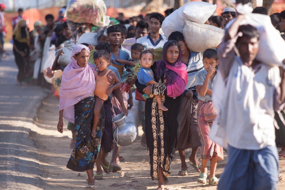 Bangladesh. General views of Kutupalong refugee camp and surrounding areas