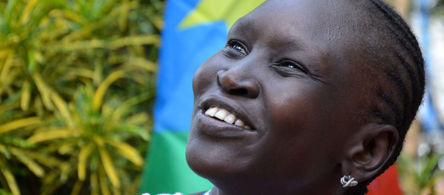 South Sudan / Supermodel Alek Wek returned to South Sudan to mark the first anniversary of independence. / UNHCR / / July 2012