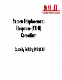 Yemen Displacement Response Consortium (Capacity Building Unit)