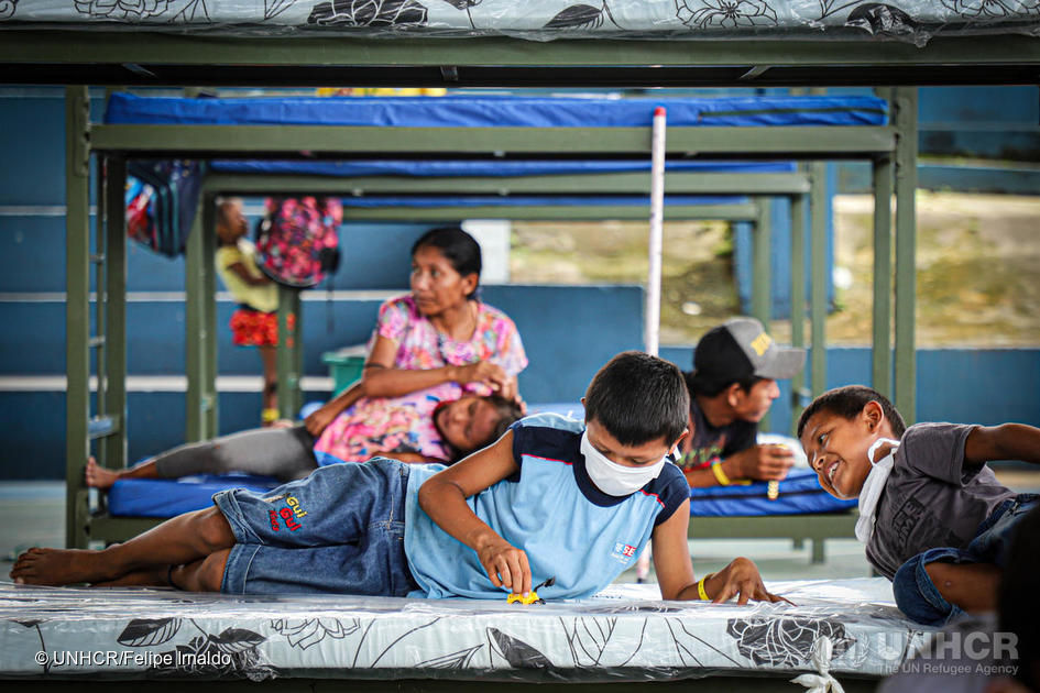 Venezuelan indigenous Warao refugees and migrants are relocated to a safe space in Manaus amid the COVID-19 pandemic.
