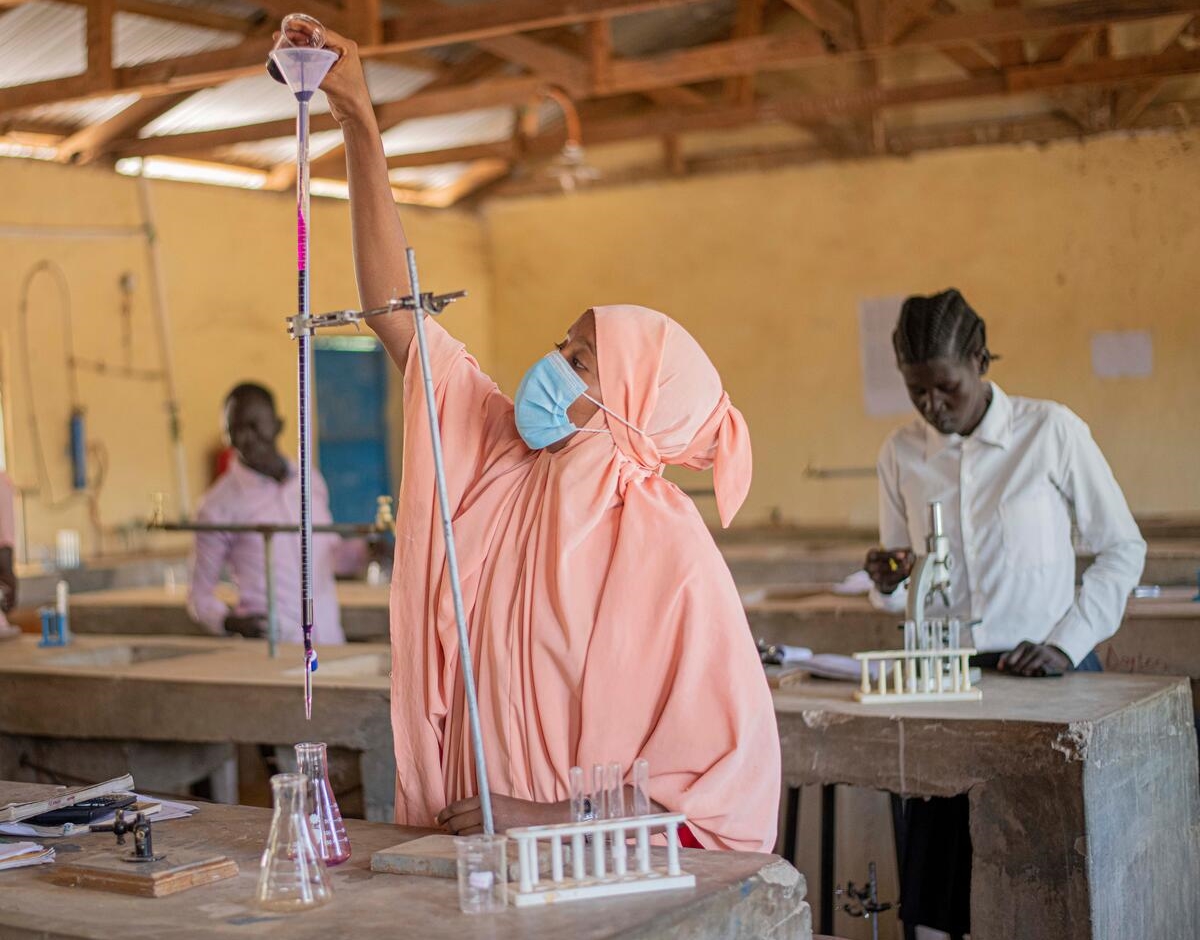 Promoting equal access and participation for women and girls in science.