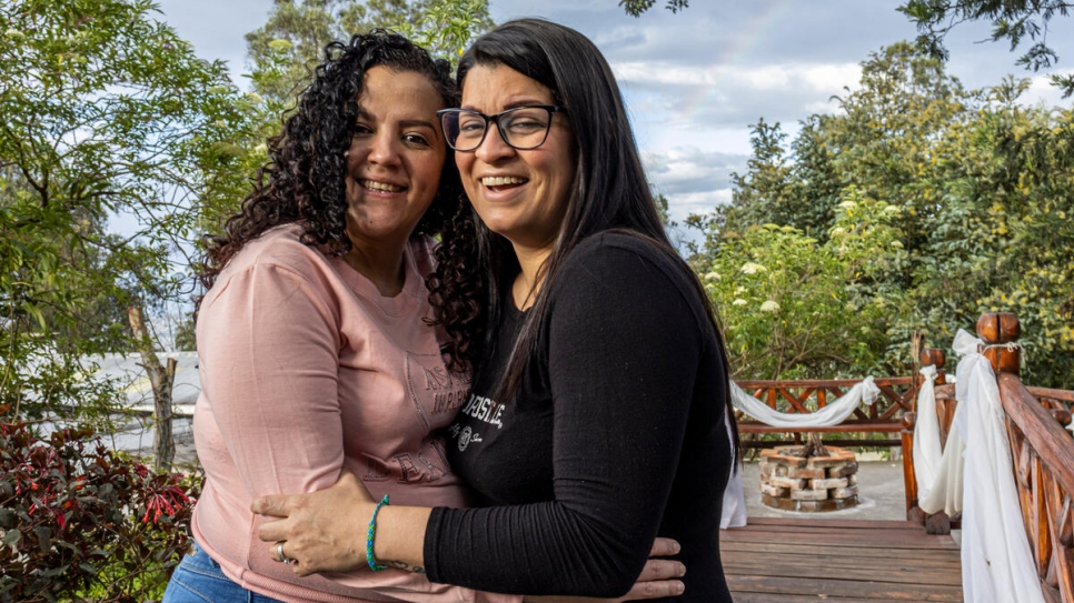 Yeraldine and her partner, Zailet, have built a new life together in Ecuador.