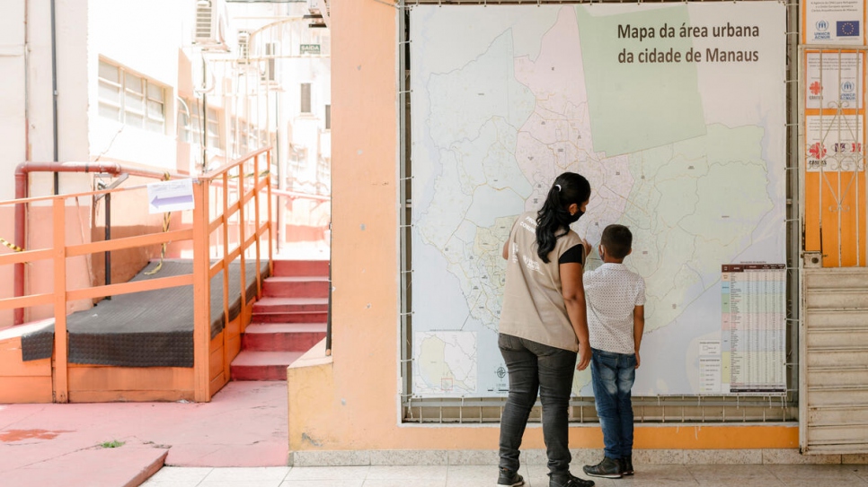 Lucetti's work takes her to several of the specialized shelters for indigenous Warao that are scattered around Manaus.