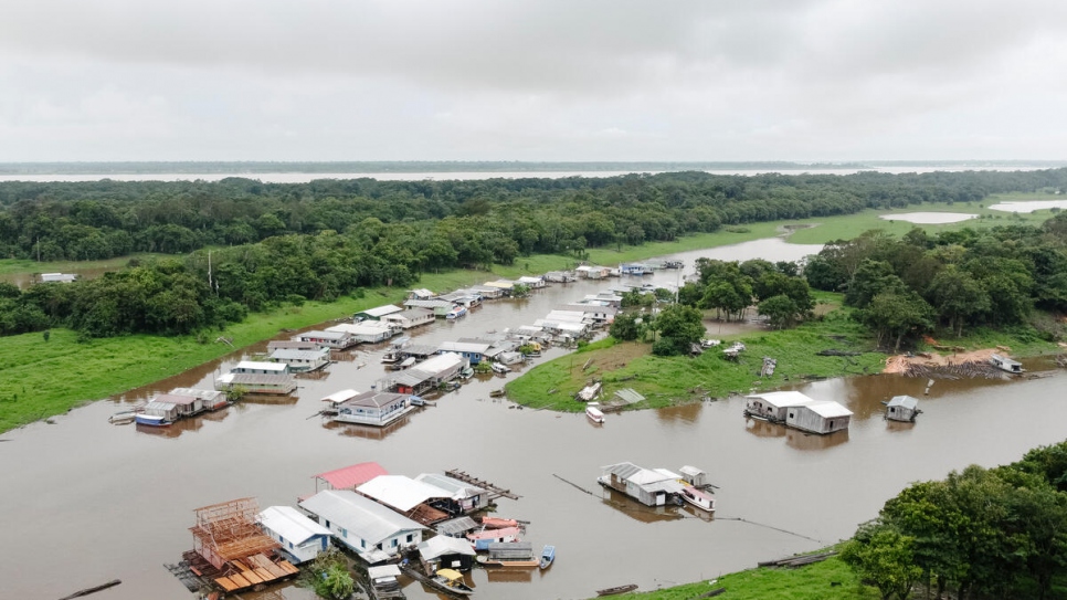 Manaus, a city on the banks of the Amazon river, is home to among Brazil's largest communities of indigenous Warao from Venezuela.