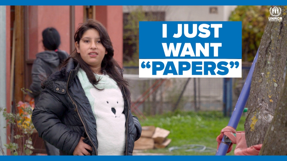 Stateless girl in Croatia dreams of having "papers"