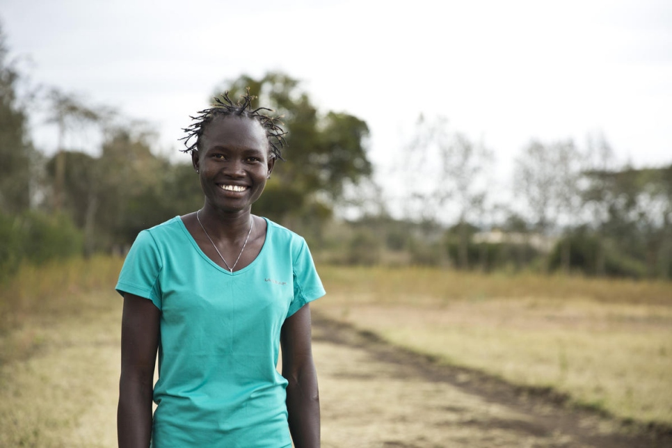 Kenya. IOC Refugee Athlete Scholarship Holders training at the Tegla Loroupe Peace Foundation Training Centre in Ngong