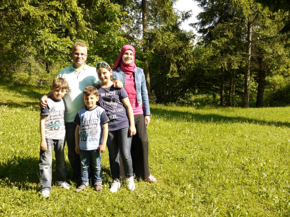 Slovenia. A Syrian family from Damascus was in the first group of asylum seekers relocated to Slovenia from Greece