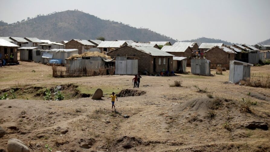 Eritrese vluchtelingenkinderen spelen in 2017 in vluchtelingenkamp Hitsats in de regio Tigray in Ethiopië. © REUTERS/Tiksa Negeri