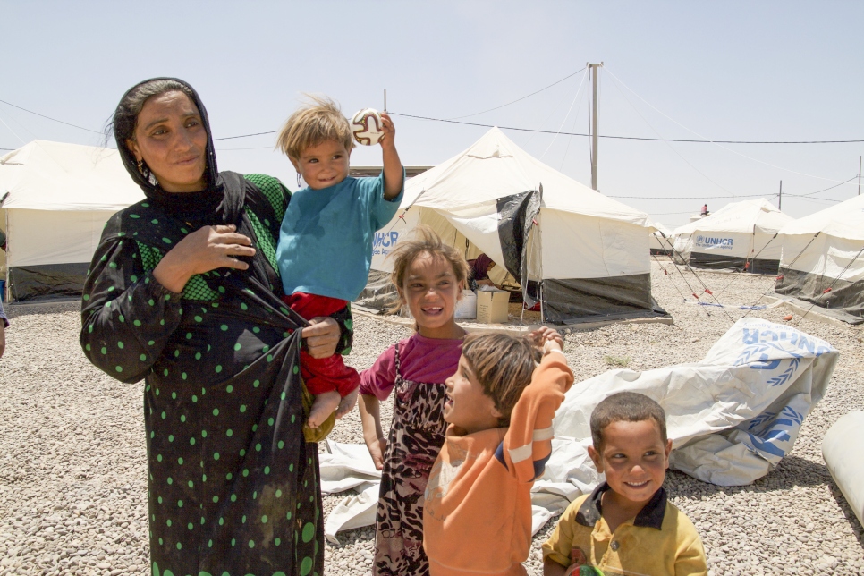 Iraq. Opening of Al Salamiyah 2 displacement camp