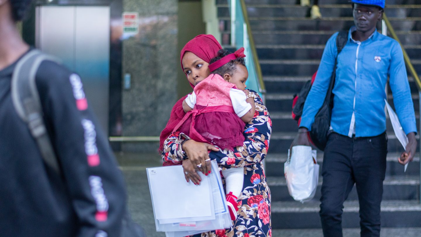 Rwanda. Third evacuation flight from Libya to Rwanda lands in Kigali