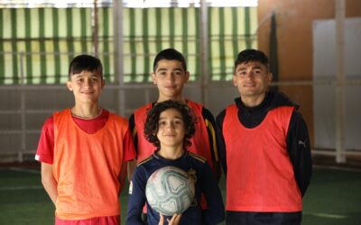 Syrian brothers in Lebanon are a team on the football field and at home