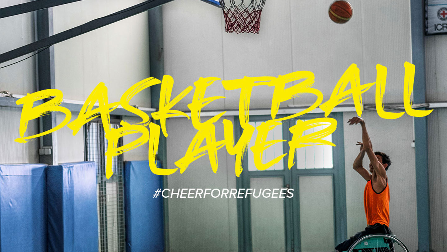 In Afghanistan, a basketball team comprised of refugees, returnees and host community members with disabilities are finding hope through sport, together. © UNHCR/Claire Thomas