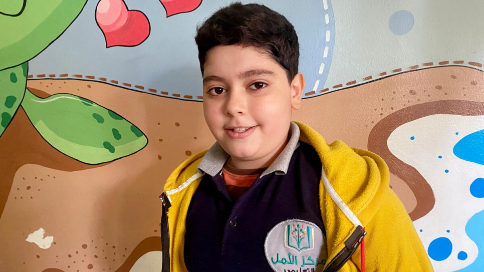 Issam, 11 ans, a quitté la capitale syrienne Damas pour fuir vers l'Égypte avec sa famille quand il était tout jeune.