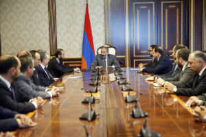 Pashinyan and his new cabinet (Source: Armenian Weekly)