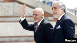 Is the 'national unity' government of President Ashraf Ghani (left) and Chief Executive Abdullah Abdullah divided beyond repair?