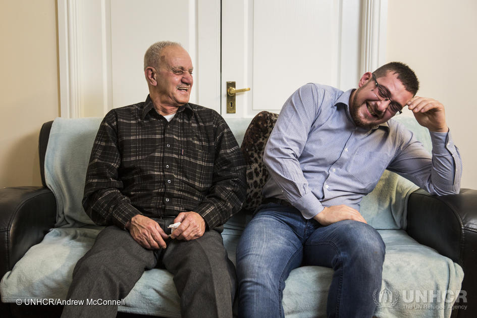 Ireland. An Irish social farming initiative giving Syrian refugee farmers an opportunity to work again