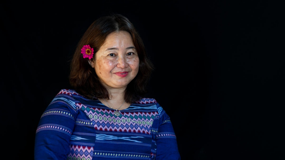 Naw Bway Khu, 54, founded Meikswe Myanmar in 2004 to address the needs of women and children living with HIV/AIDS. The organization has since expanded to include support for internally displaced people.