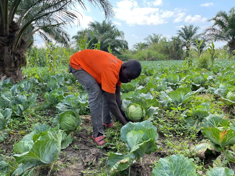 Democratic Republic of Congo.Farming together fosters friendship among Burundians refugees and their Congolese hosts