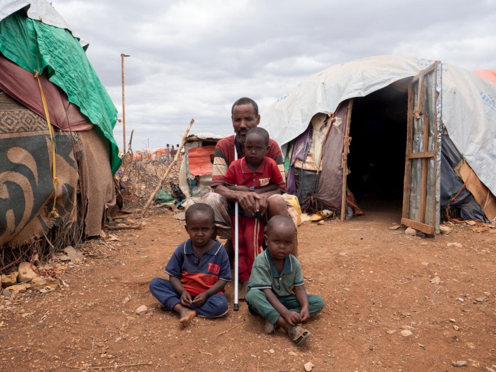 Somalia. Issack Hassan Issack struggles to find food and water during the drought situation