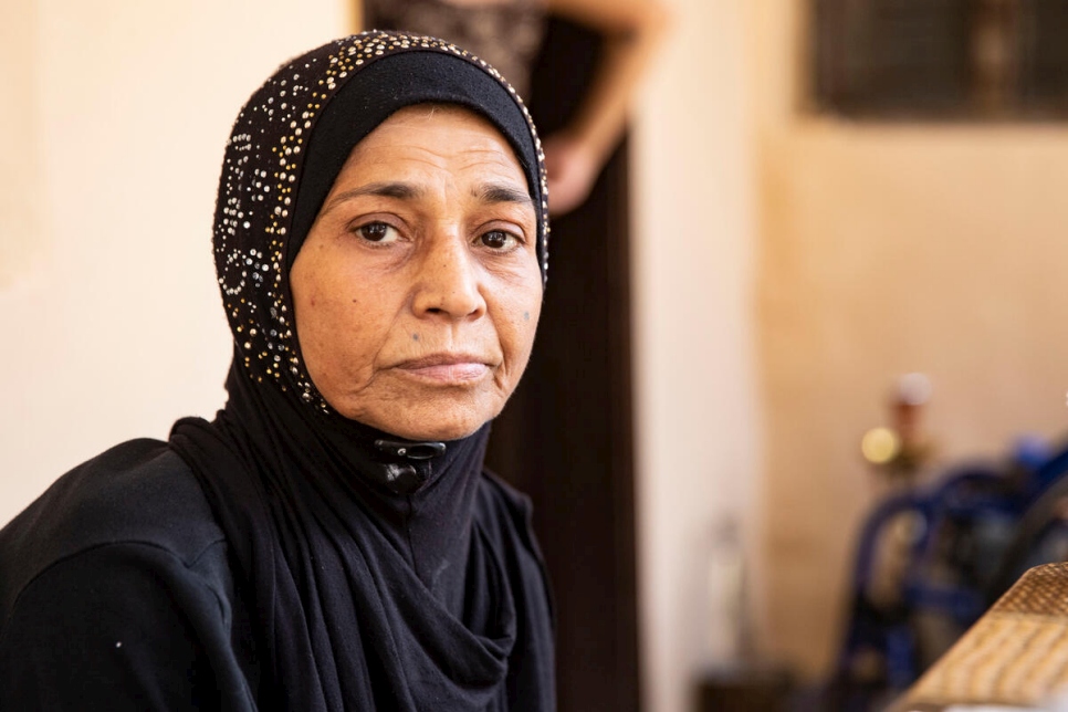 Lebanon. Aliyah's house is being renovated by UNHCR and partners part of shelter assistance program to local and refugee families.