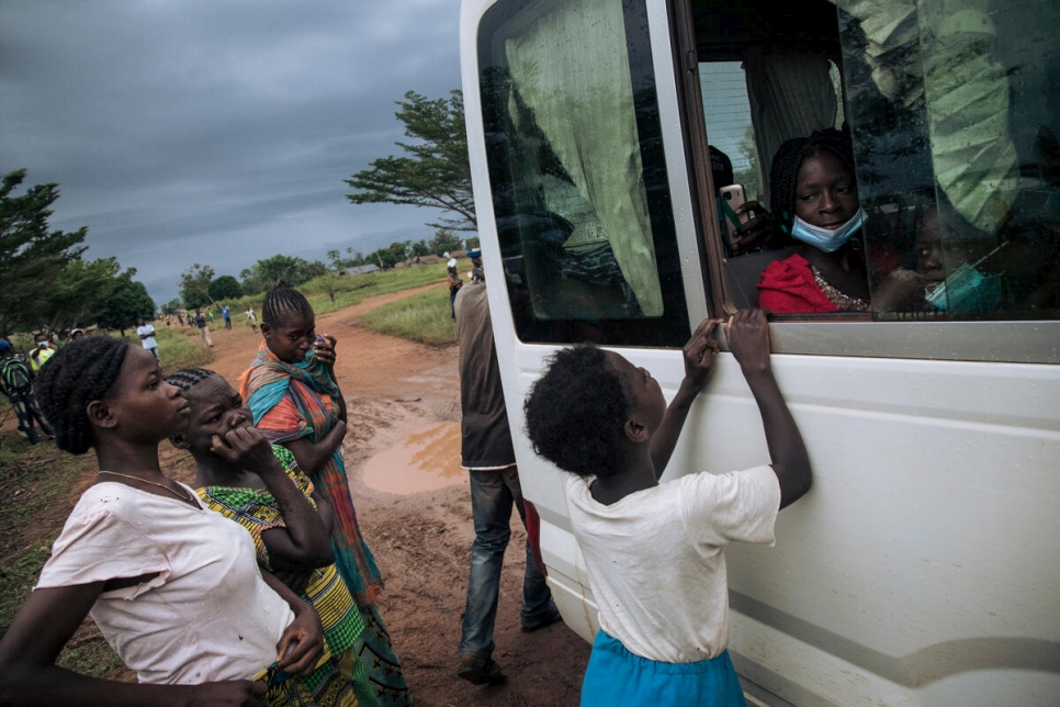 Democratic Republic of Congo. Central African refugees prepare to return home