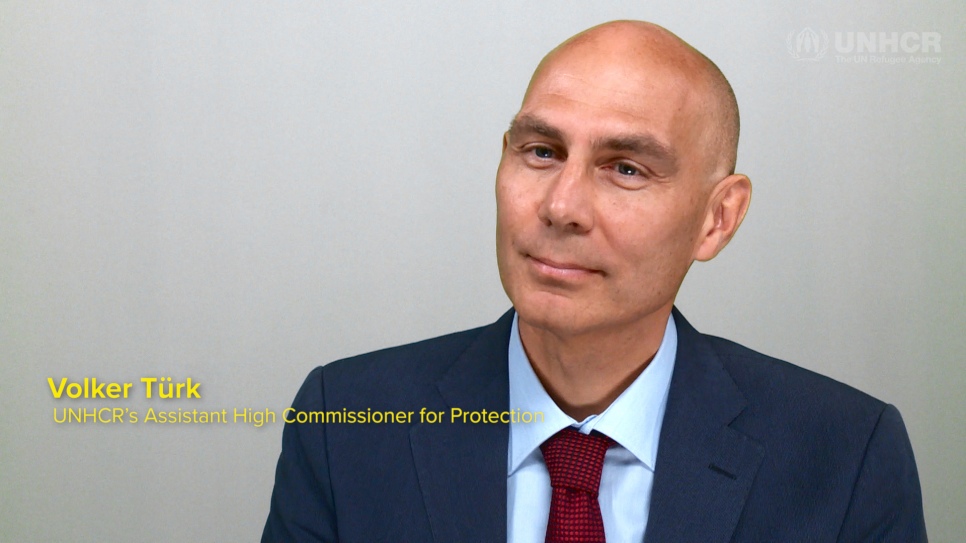 UNHCR protection chief Volker Turk