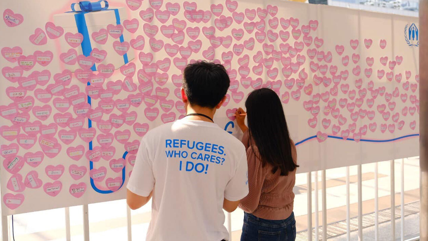 Chongnonsi Pedestrian Bridge 3 – 14 February 2020 ©UNHCR