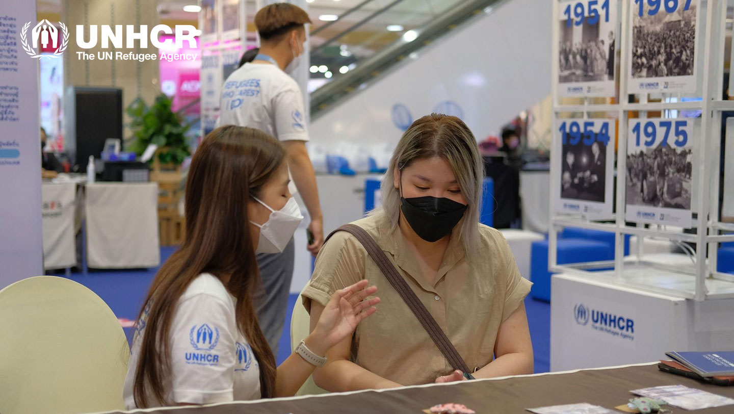 UNHCR Family Reunion at Central Plaza Chiangmai Airport 22 – 28 October 2021 © UNHCR/Chaiyapong Meesilp