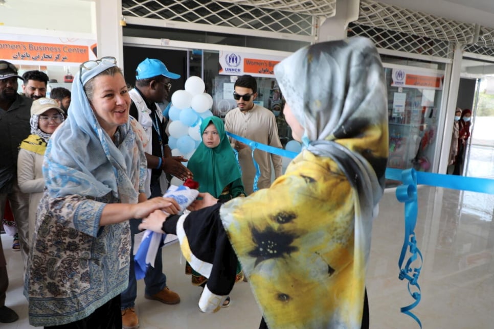 Afghanistan. The visit of Kelly T. Clements, the UNHCR Deputy High Commissioner to Herat Province, Afghanistan.