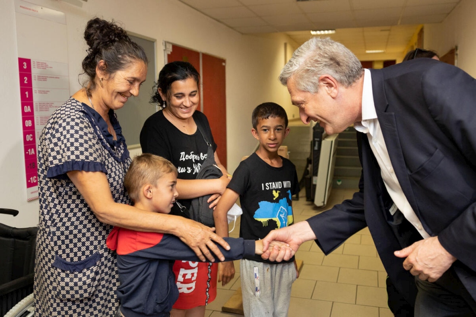 Filippo Grandi, the United Nations High Commissioner for Refugees visits Czech republic