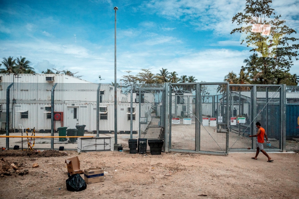 Le centre régional d'examen des demandes d'asile sur l'île de Manus, en Papouasie-Nouvelle-Guinée. Photo d'archives, novembre 2014. 