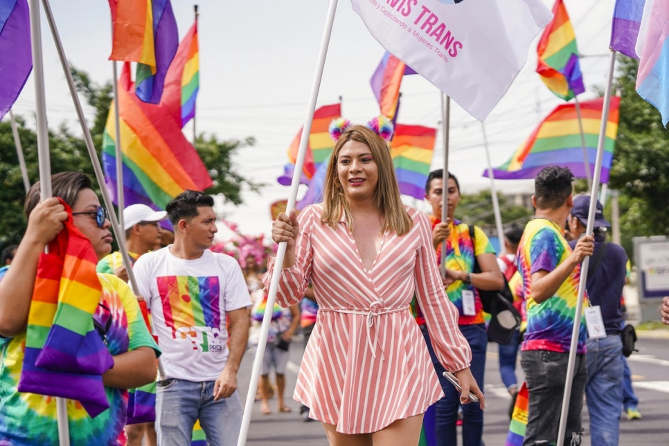 Bianka Rodríguez, militante LGBTIQ1 salvadorienne, est la première femme transgenre à être nommée sympathisante de l'Agence des Nations Unies pour les réfugiés. Elle est impatiente de former les responsables communautaires LGBTIQ2 de demain. 