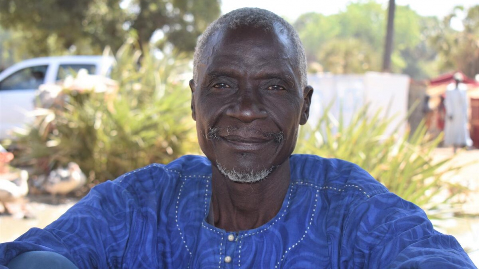 Vahindi Martin Assinga fled violence in his hometown Kidam in northern Cameroon, where he worked as a forest guard. 